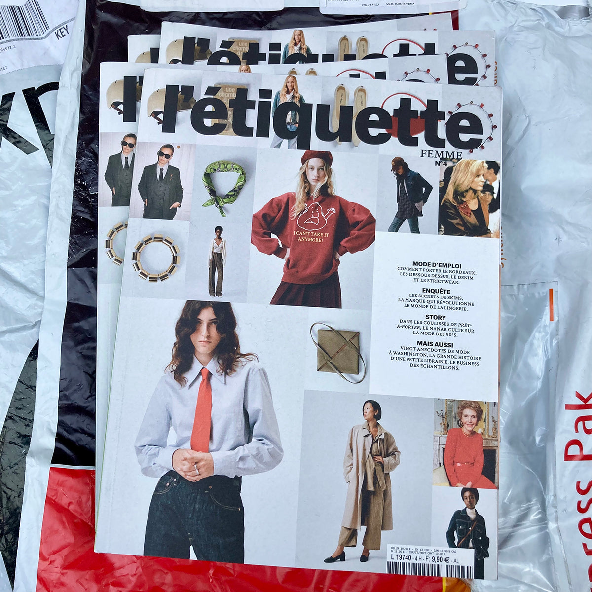 l'étiquette ファッションマガジン 2冊セット　No12 No14 l'étiquette ファッションマガジン 2冊セット No12 No14 L