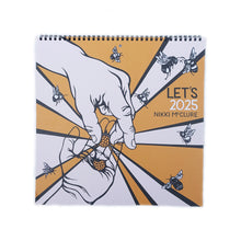 画像をギャラリービューアに読み込む, NIKKI McCLURE: 2025 CALENDAR "LET'S"