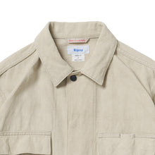 画像をギャラリービューアに読み込む, ABU JKT (COTTON/LINEN DRIED TWILL)