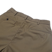 画像をギャラリービューアに読み込む, TWO TUCK SLACKS(STRONG TWIST GABERDINE)