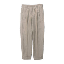 画像をギャラリービューアに読み込む, TWO TUCK SLACKS(WOOL/LINEN WEATHER)