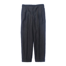 画像をギャラリービューアに読み込む, TWO TUCK SLACKS(WOOL/LINEN WEATHER)