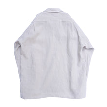 画像をギャラリービューアに読み込む, OPEN COLLAR SH L/S (LINEN/PAPER POPLIN)