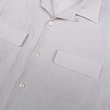 画像をギャラリービューアに読み込む, OPEN COLLAR SH L/S (LINEN/PAPER POPLIN)