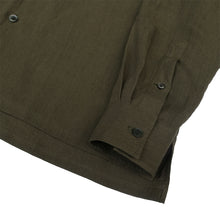 画像をギャラリービューアに読み込む, OPEN COLLAR SH L/S (LINEN/PAPER POPLIN)