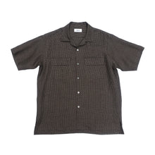 画像をギャラリービューアに読み込む, OPEN COLLAR SH S/S (LINEN GINGHAM CHECK)