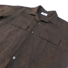 画像をギャラリービューアに読み込む, OPEN COLLAR SH S/S (LINEN GINGHAM CHECK)