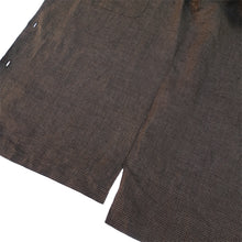 画像をギャラリービューアに読み込む, OPEN COLLAR SH S/S (LINEN GINGHAM CHECK)