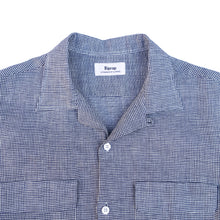 画像をギャラリービューアに読み込む, OPEN COLLAR SH S/S (LINEN GINGHAM CHECK)