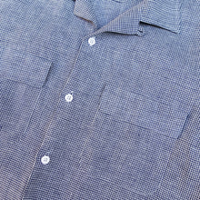画像をギャラリービューアに読み込む, OPEN COLLAR SH S/S (LINEN GINGHAM CHECK)