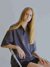 画像をギャラリービューアに読み込む, POLO SHAPED SH S/S (POPLIN/TYPEWRITER BORDER)