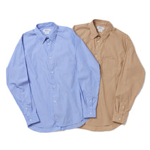 画像をギャラリービューアに読み込む, FF REGULAR COLLAR SHIRT (COTTON POPLIN STRIPE)