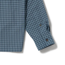 画像をギャラリービューアに読み込む, OPEN COLLAR SH L/S (PE/RA SHADOW CHECK)