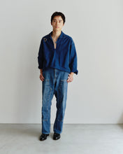 画像をギャラリービューアに読み込む, FISHERMAN SMOCK (INDIGO MOLESKIN)