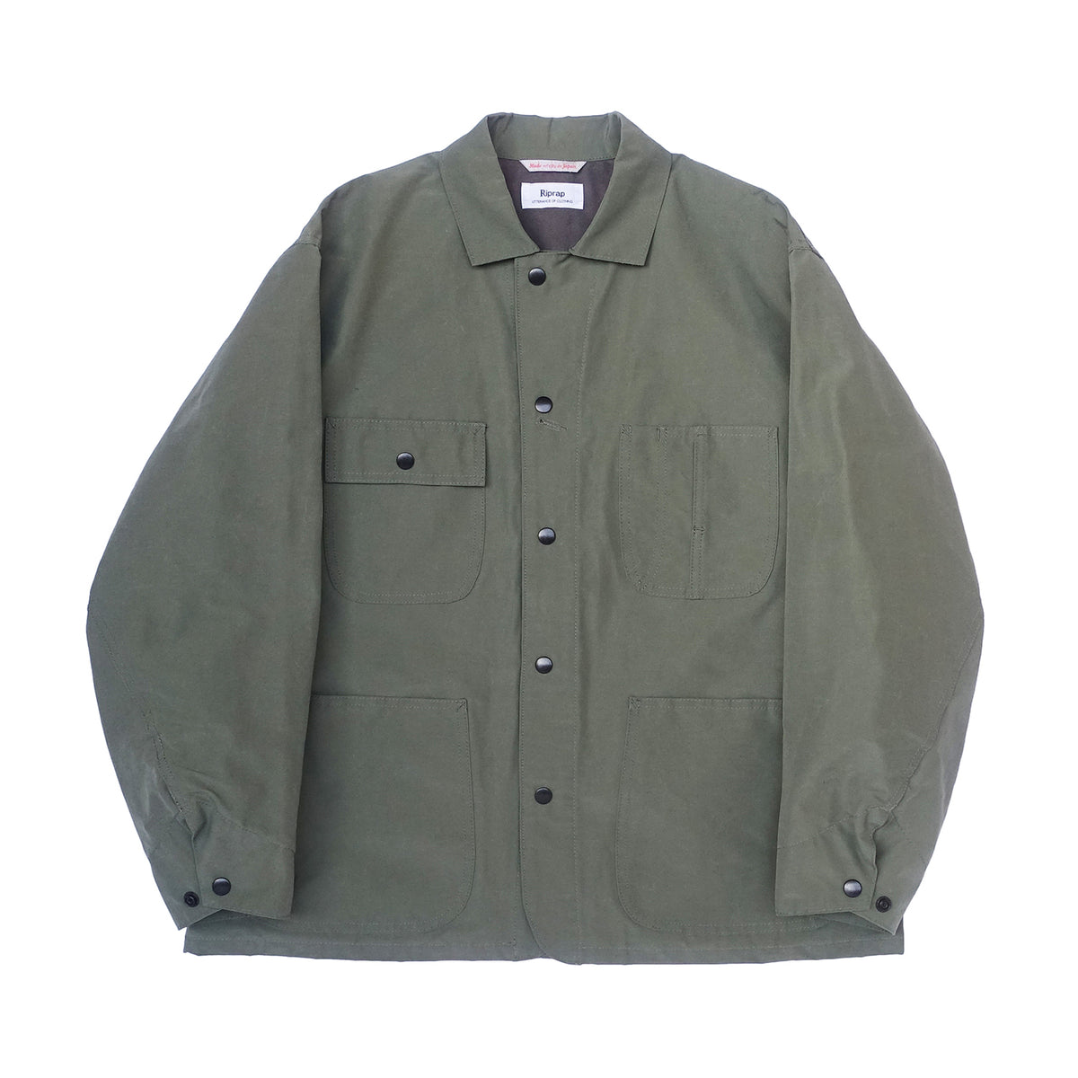 050401● Riprap LINEN CHORE COAT L リネン 050401○ Riprap LINEN CHORE COAT L リネン