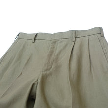 画像をギャラリービューアに読み込む, TWO TUCK SLACKS (SPENCE BRYSON LINEN)