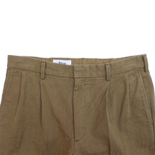 画像をギャラリービューアに読み込む, TWO TUCK SLACKS (13OZ COLOR DENIM/ 12OZ STRONG TWISTED DENIM)