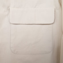 画像をギャラリービューアに読み込む, SEMI-OPEN COLLAR SH L/S (ORGANIC COTTON BACK SATIN)