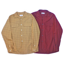 画像をギャラリービューアに読み込む, SEMI-OPEN COLLAR SH L/S (PLAID BROAD)