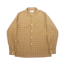 画像をギャラリービューアに読み込む, SEMI-OPEN COLLAR SH L/S (PLAID BROAD)