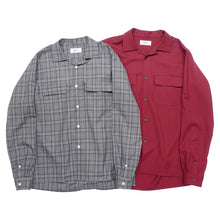 画像をギャラリービューアに読み込む, SEMI-OPEN COLLAR SH L/S (SUPER120S WOOL)