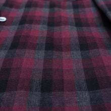 画像をギャラリービューアに読み込む, SEMI-OPEN COLLAR SH L/S (BLOCK CHECK)