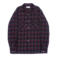 画像をギャラリービューアに読み込む, SEMI-OPEN COLLAR SH L/S (BLOCK CHECK)