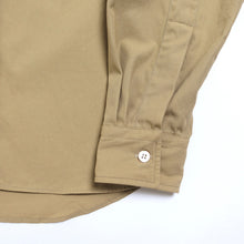 画像をギャラリービューアに読み込む, OFFICER SHIRT L/S (STRONG TWIST GABERDINE)