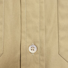 画像をギャラリービューアに読み込む, OFFICER SHIRT L/S (STRONG TWIST GABERDINE)