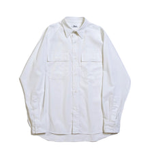 画像をギャラリービューアに読み込む, OFFICER SHIRT L/S (STRONG TWIST GABERDINE)