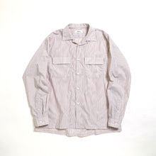 画像をギャラリービューアに読み込む, SEMI OPEN COLLAR SH L/S (POPLIN STRIPE)
