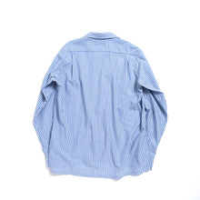 画像をギャラリービューアに読み込む, SEMI OPEN COLLAR SH L/S (POPLIN STRIPE)