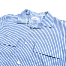 画像をギャラリービューアに読み込む, SEMI OPEN COLLAR SH L/S (POPLIN STRIPE)