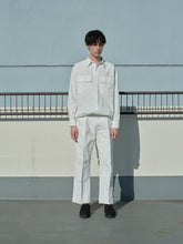 画像をギャラリービューアに読み込む, OFFICER SHIRT L/S (STRONG TWIST GABERDINE)