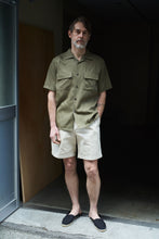 画像をギャラリービューアに読み込む, SEMI-OPEN COLLAR SH S/S (LYOCELL/RAYON)