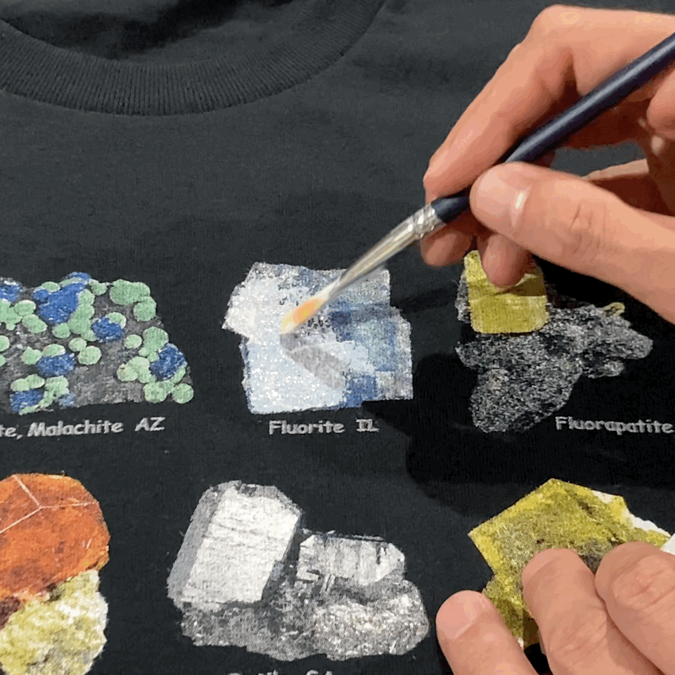 Atlas Print ATLAS SCREEN PRINTING: RETOUCHED MINERAL TEE ULTIMATE MINERAL GUIDE ...