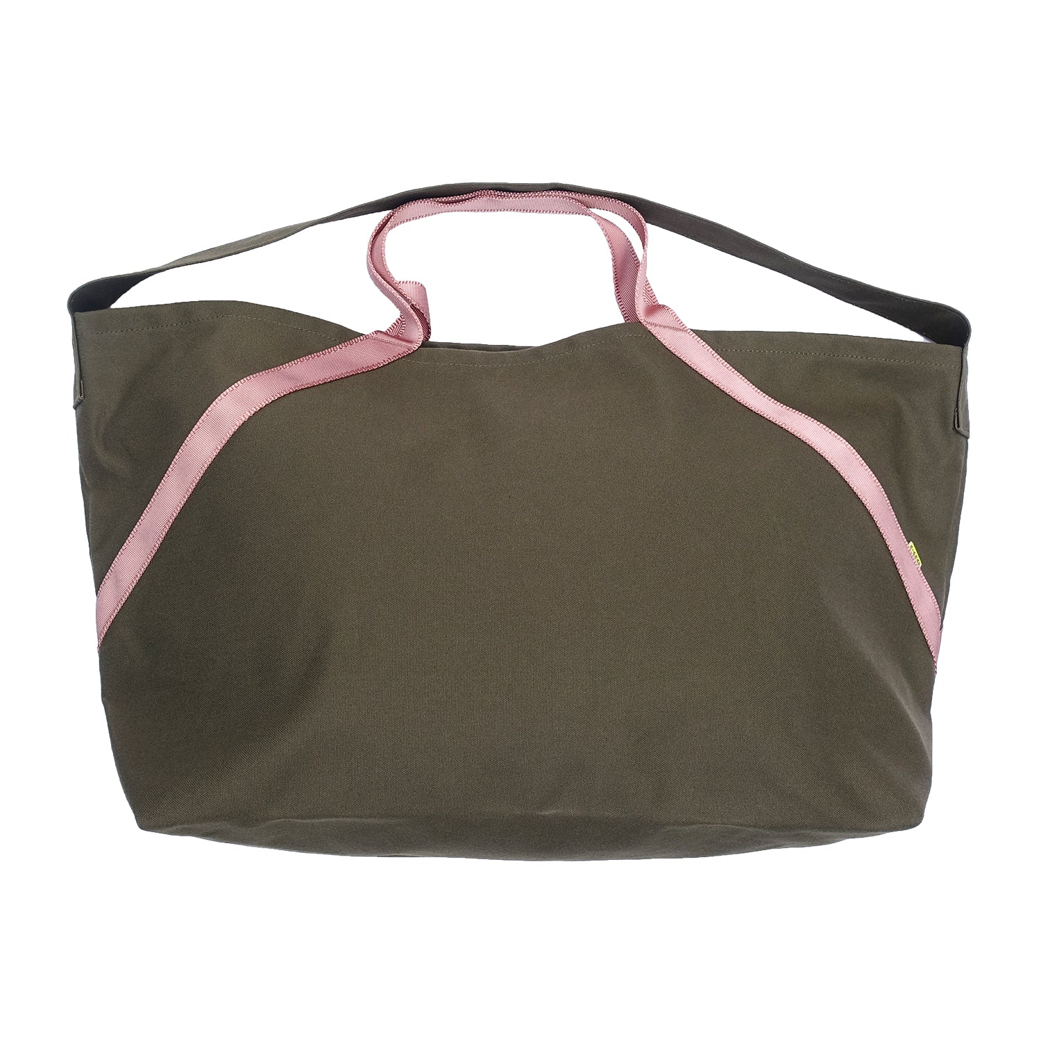riprap A tote／オリーブ x ピンク リップラップ 