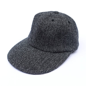 SEMI LONG BRIM CAP (MOON & HARRIS TWEED)