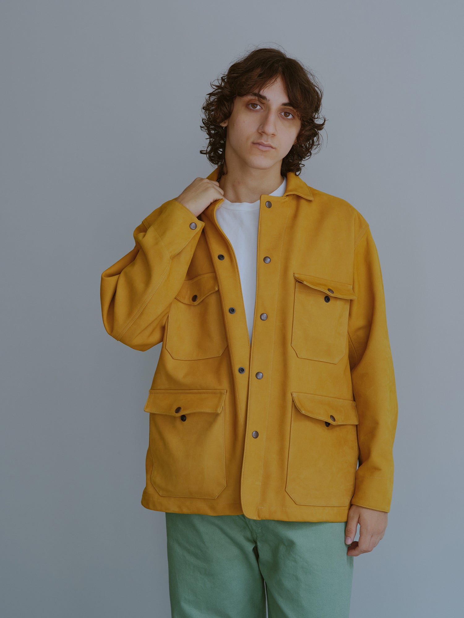 HUNTING JKT (BELGIAN COW NUBUCK) Riprap リップラップ – SCREEN STORE