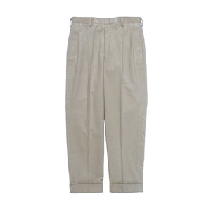 TWO TUCK SLACKS (16W HIGH-COUNT CORDUROY)