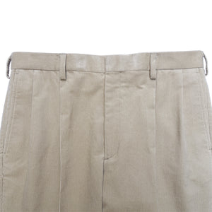 TWO TUCK SLACKS (16W HIGH-COUNT CORDUROY)