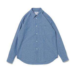 FF REGULAR COLLAR SH (6oz SELVEDGE CHAMBRAY)