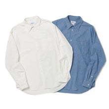 画像をギャラリービューアに読み込む, FF REGULAR COLLAR SH (6oz SELVEDGE CHAMBRAY)
