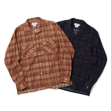 画像をギャラリービューアに読み込む, OPEN COLLAR SH L/S (21W PLAID CORDS)
