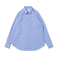画像をギャラリービューアに読み込む, FF REGULAR COLLAR SHIRT (COTTON POPLIN STRIPE)
