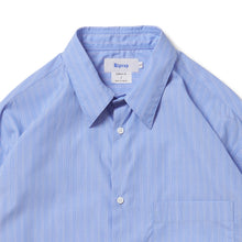 画像をギャラリービューアに読み込む, FF REGULAR COLLAR SHIRT (COTTON POPLIN STRIPE)
