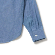 画像をギャラリービューアに読み込む, FLAP POCKET SHIRT (6oz SELVEDGE CHAMBRAY)
