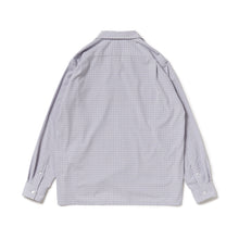 画像をギャラリービューアに読み込む, OPEN COLLAR SH L/S (PE/RA SHADOW CHECK)
