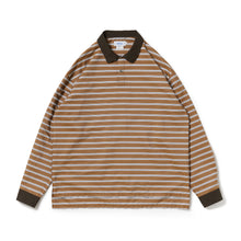 画像をギャラリービューアに読み込む, POLO SHAPED SH L/S (COTTON POPLIN STRIPE)
