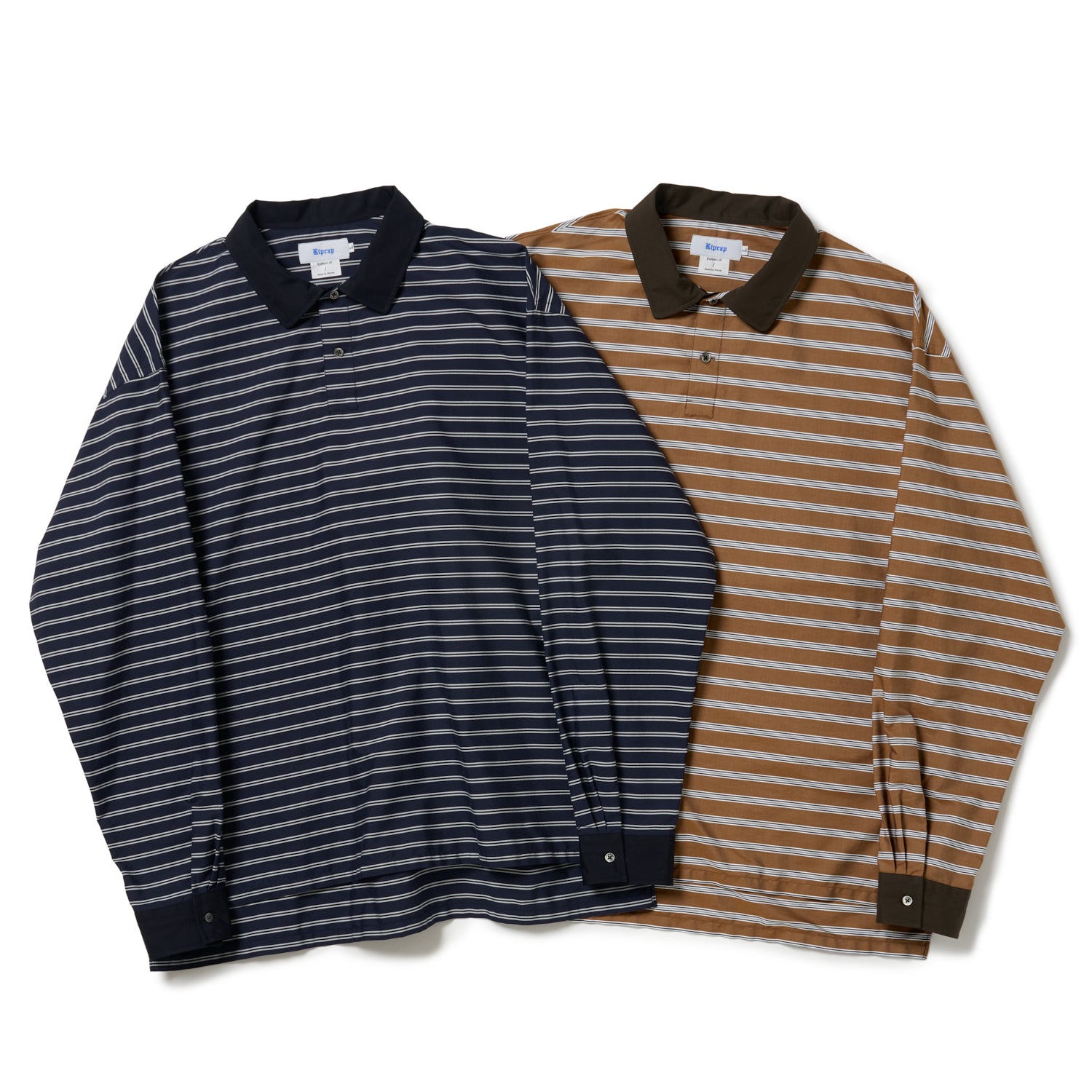 Riprap リップラップ POLO SHAPED SHIRT DK NAVY Riprap (リップラップ) SHIRTS シャツ – タグ 